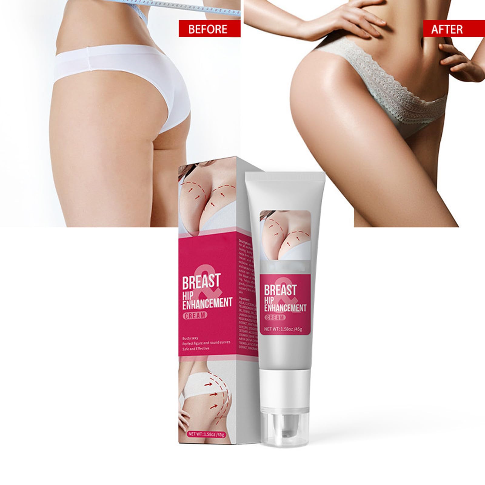 2 unidades de crema para el aumento de senos, crema de pecho para pechos más grandes, crema de levantamiento de senos para un crecimiento rápido en senos caídos, natural, fortalece la elasticidad y la
