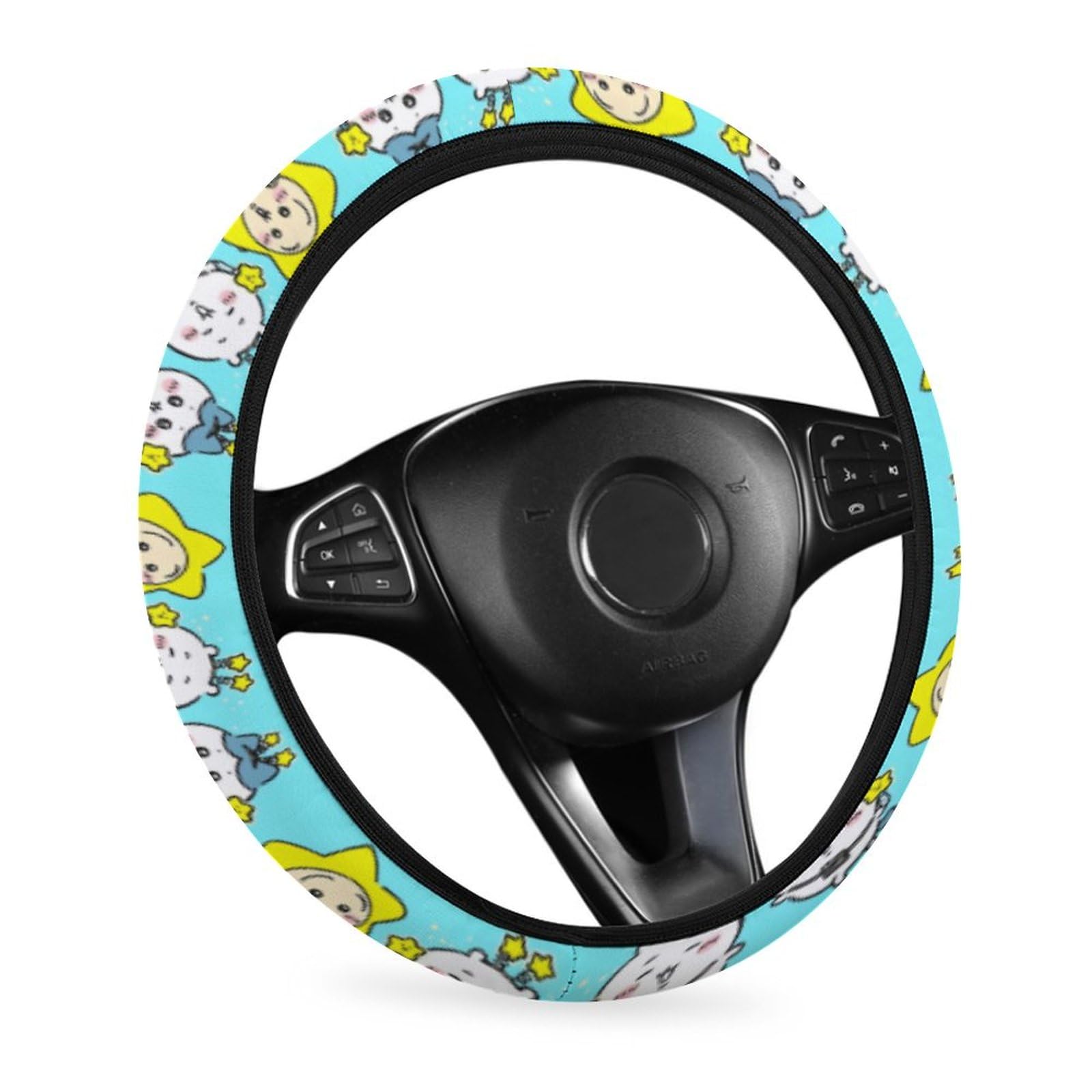 Amazon | ちいかわ（タワー） ハンドルカバー 車用ステアリング