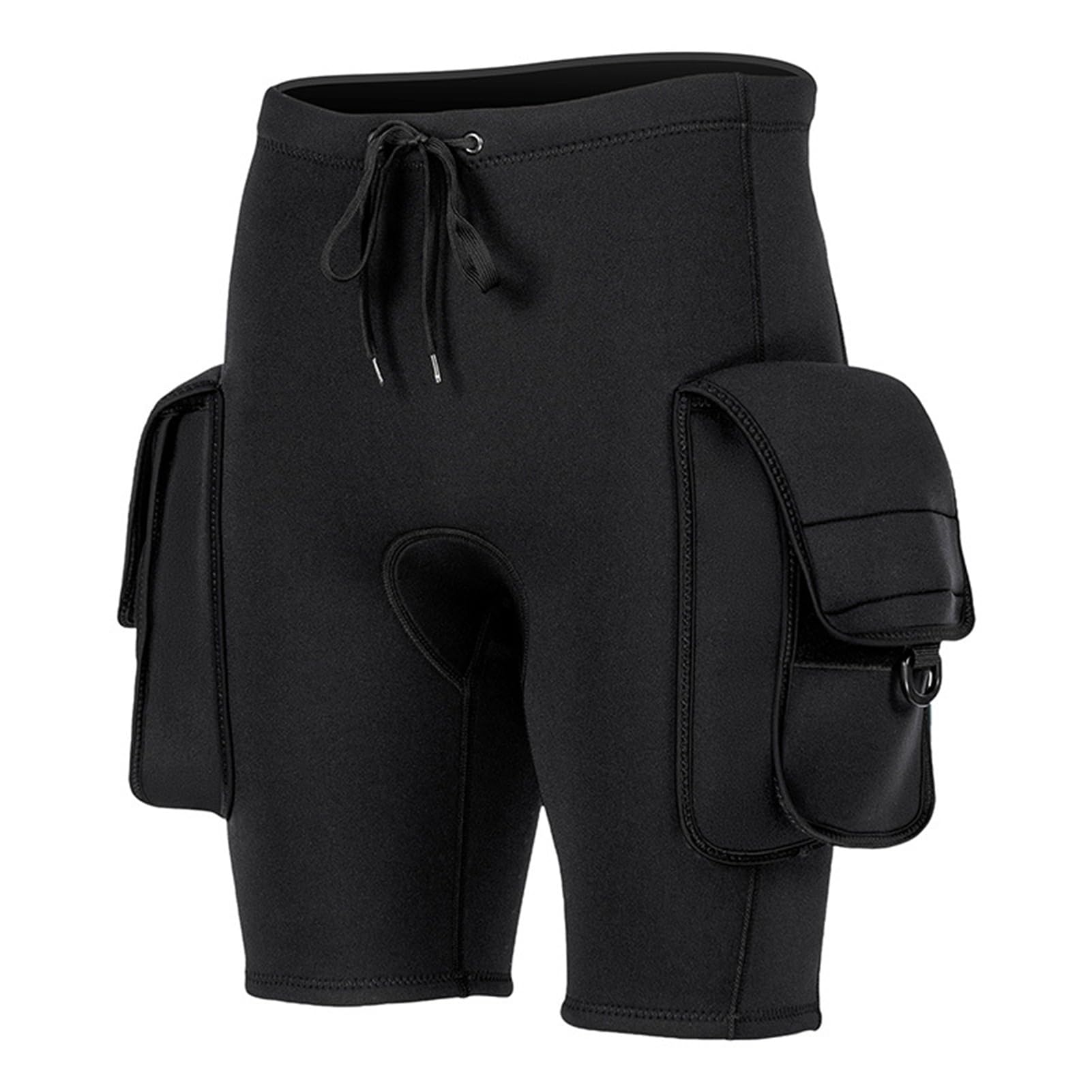 Pantaloncini da Sub da Uomo da 3 Mm, Pantaloni da Muta Termica da Sub con Cintura Regolabile e Tasche Utili per lo Snorkeling e il Nuoto