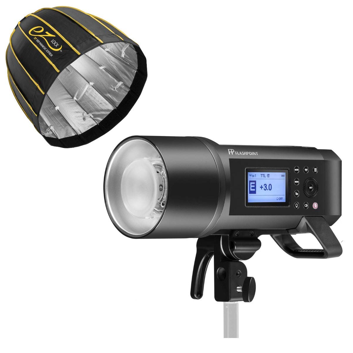Flashpoint XPLOR 600PRO TTL Battery-Powered Monolight with Built-in R2 2.4GHz Radio Remote System (B
