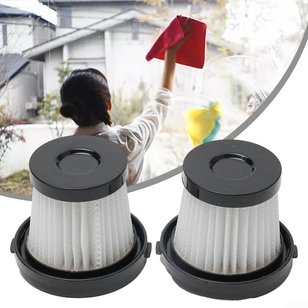 Lot de 2 filtres HEPA compatibles avec aspirateur XTREME Series V10 700 W, pièces de rechange haute efficacité pour le nettoyage de la maison, faciles à installer et