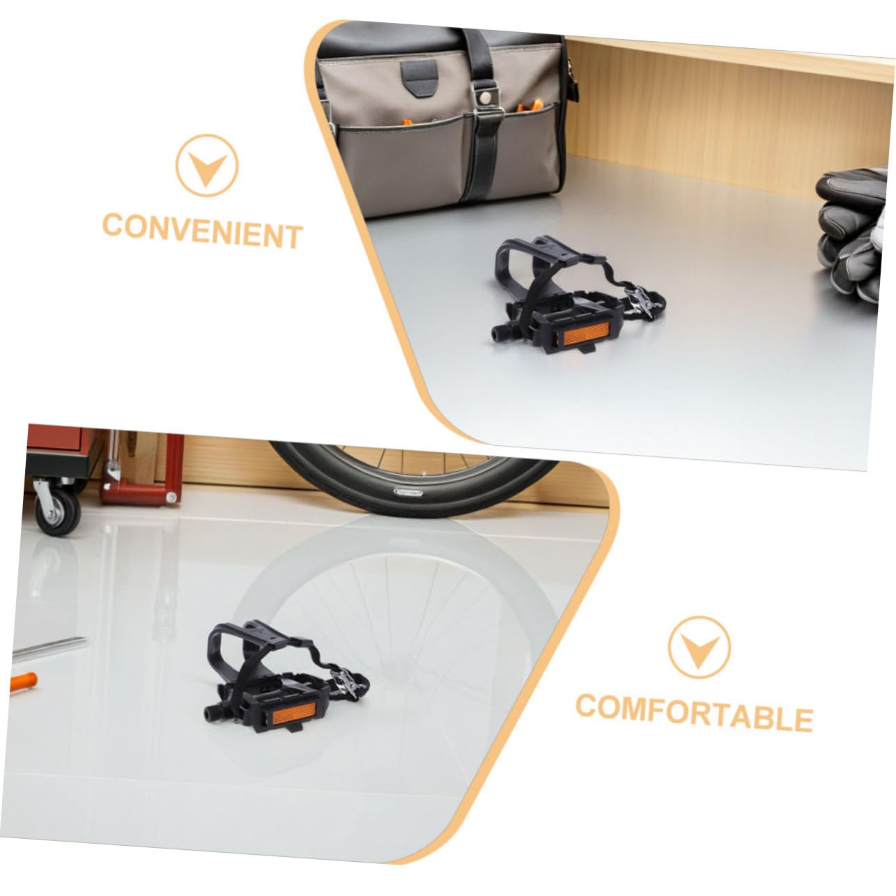 Hemobllo 2pares Correas para Pedales De Bicicleta Punteras Correas Reutilizables Cierre De Gancho y Bucle para Ciclismo Al Aire y Entrenamiento Gimnasio