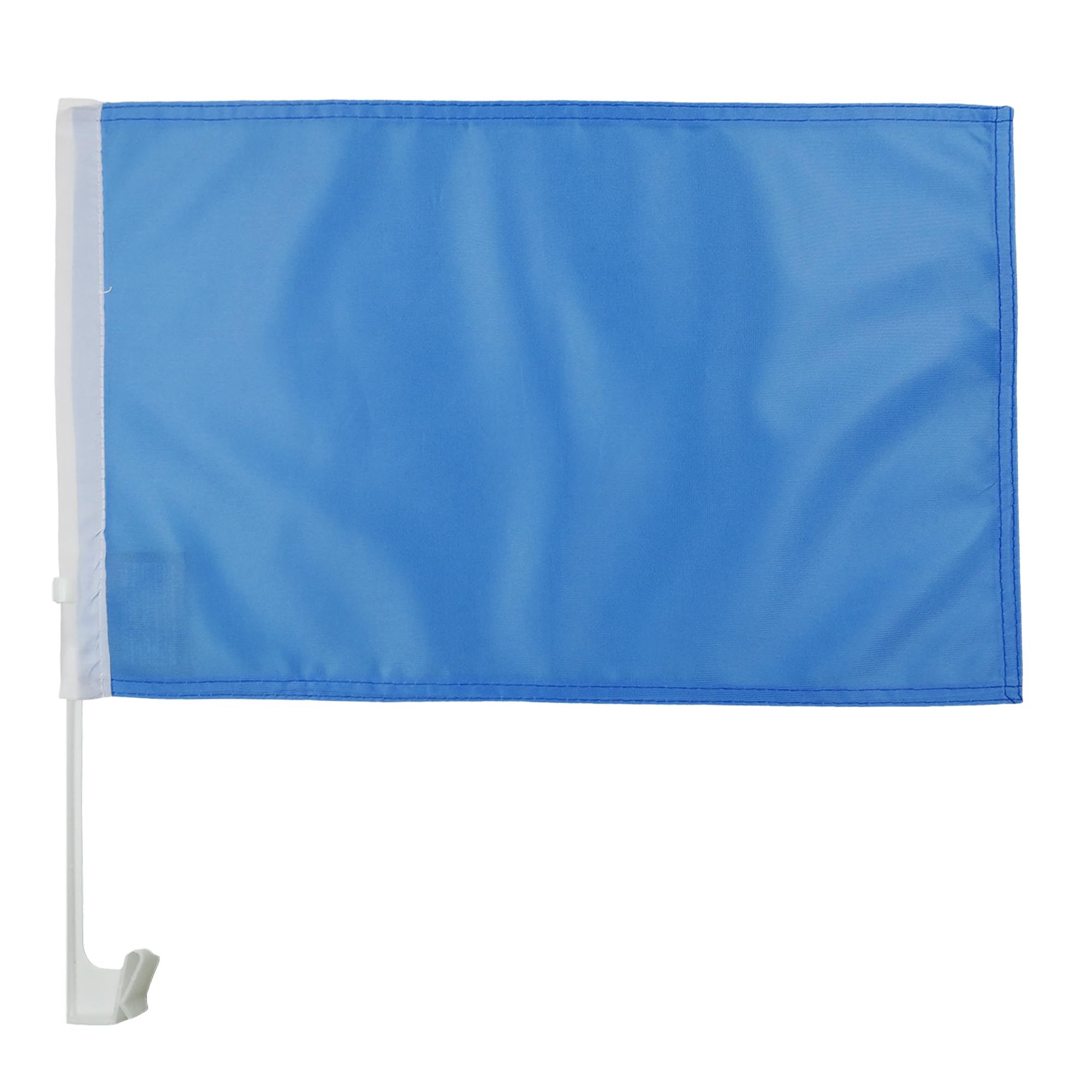 AZ FLAG Plain Blue Car Flag 12x18 in Mesh Polyester Suction Cup