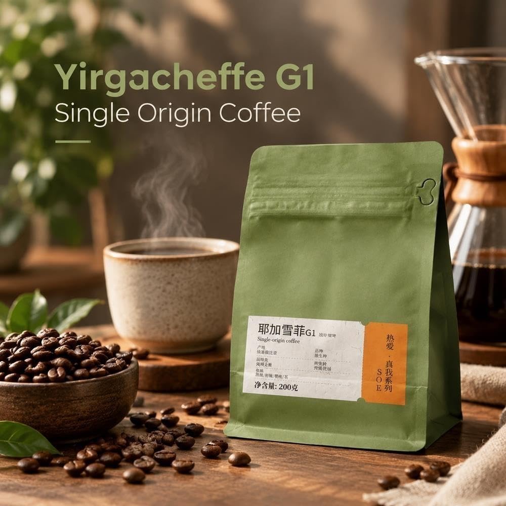Café en Grano de Origen Único 200g