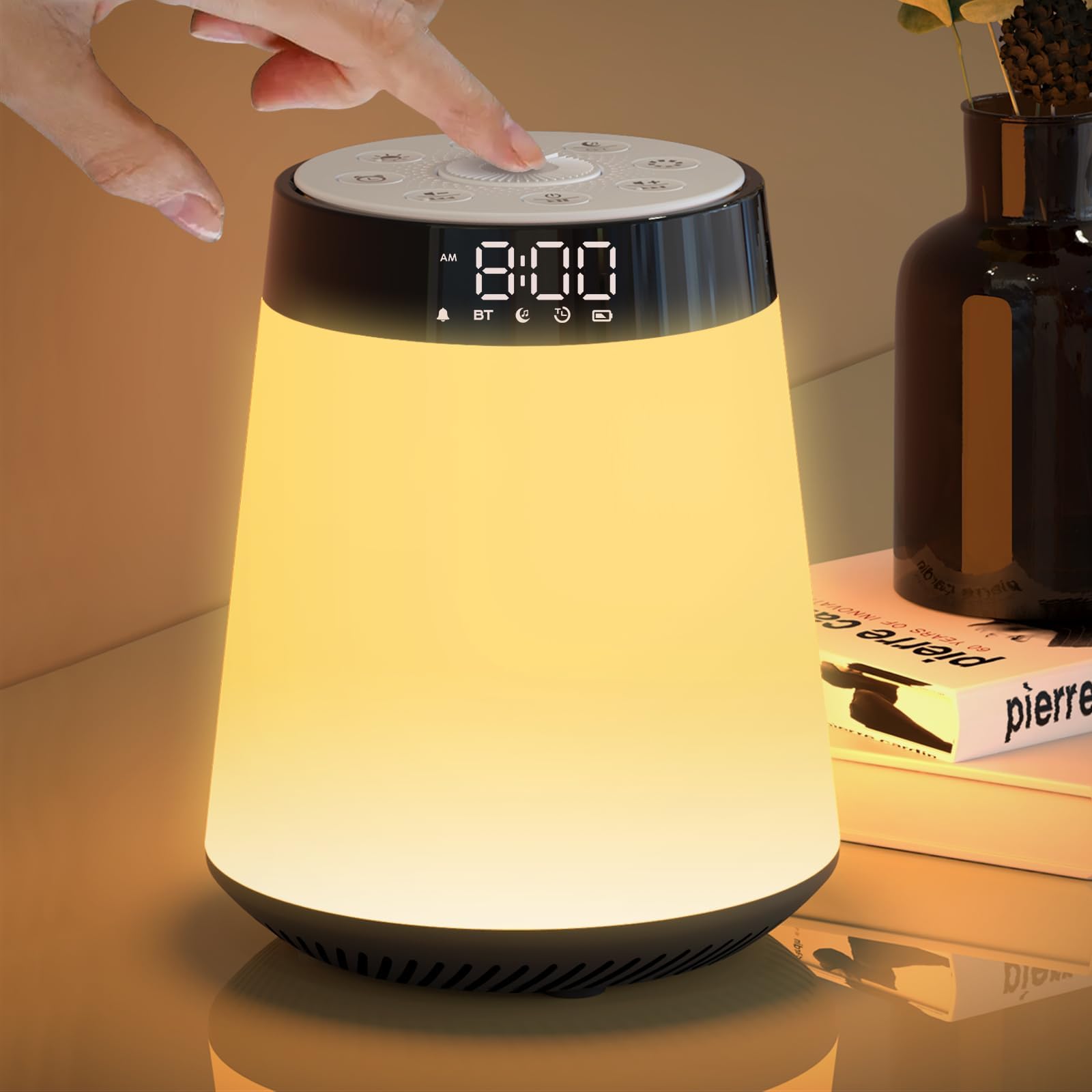 AFEXOA Lampa budzika wschodu słońca, symulacja świtu, naturalne światło
