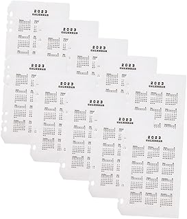NOLITOY 50 Peças 2023 Fichário Diário Planejador Divisor Notebook Divisor Substituível Fichário DIY Fichário Divisores De Assunto Planejador Sem Data 2023 Planejador Mensal Fichário
