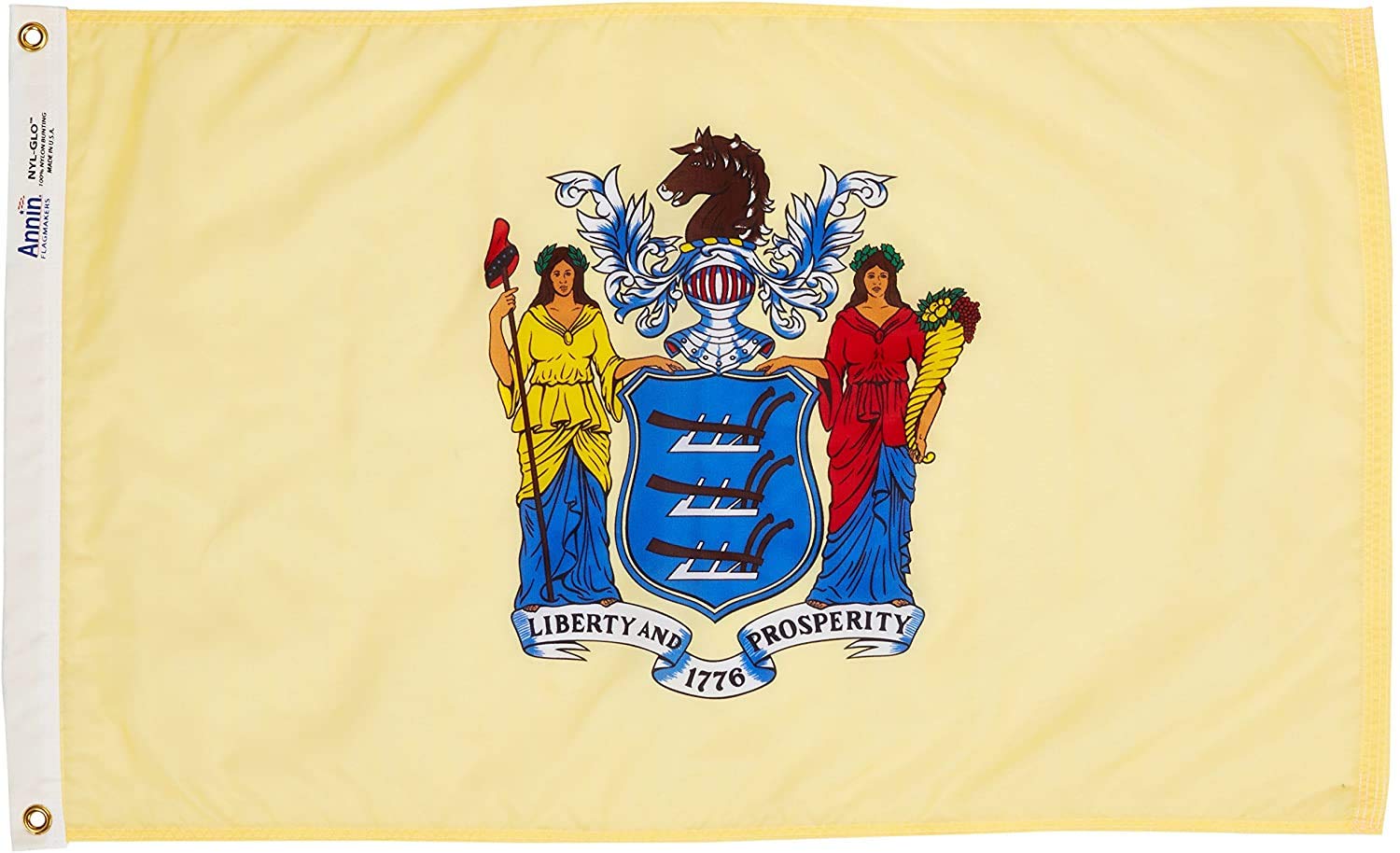 Drapeau New Jersey Annin Flagmakers anti-décoloration extérieur 2x3'