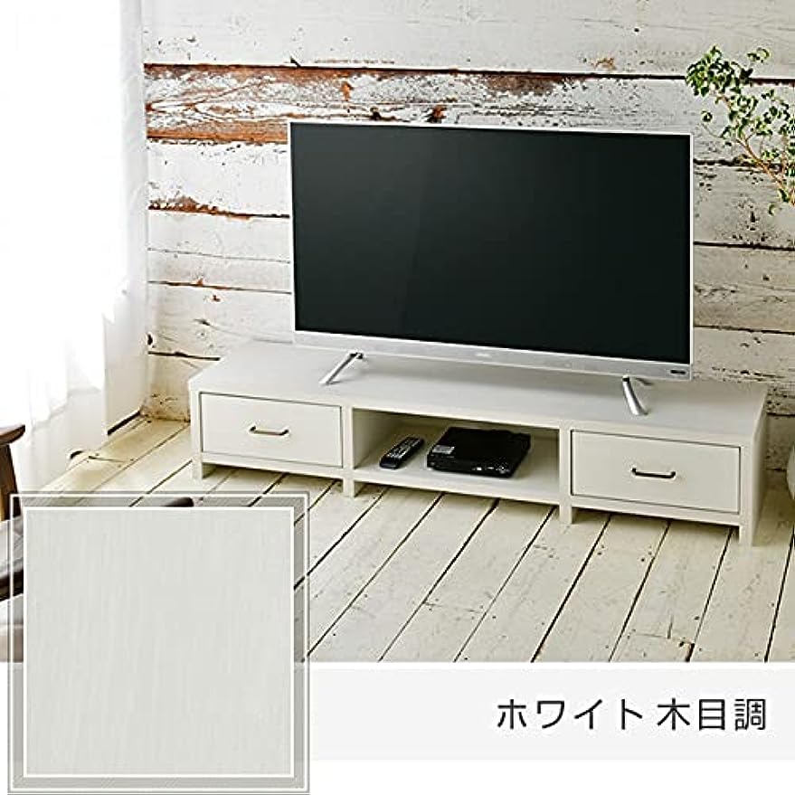 Amazon｜テレビ台 白 150センチ 55インチ 60インチ ローボード