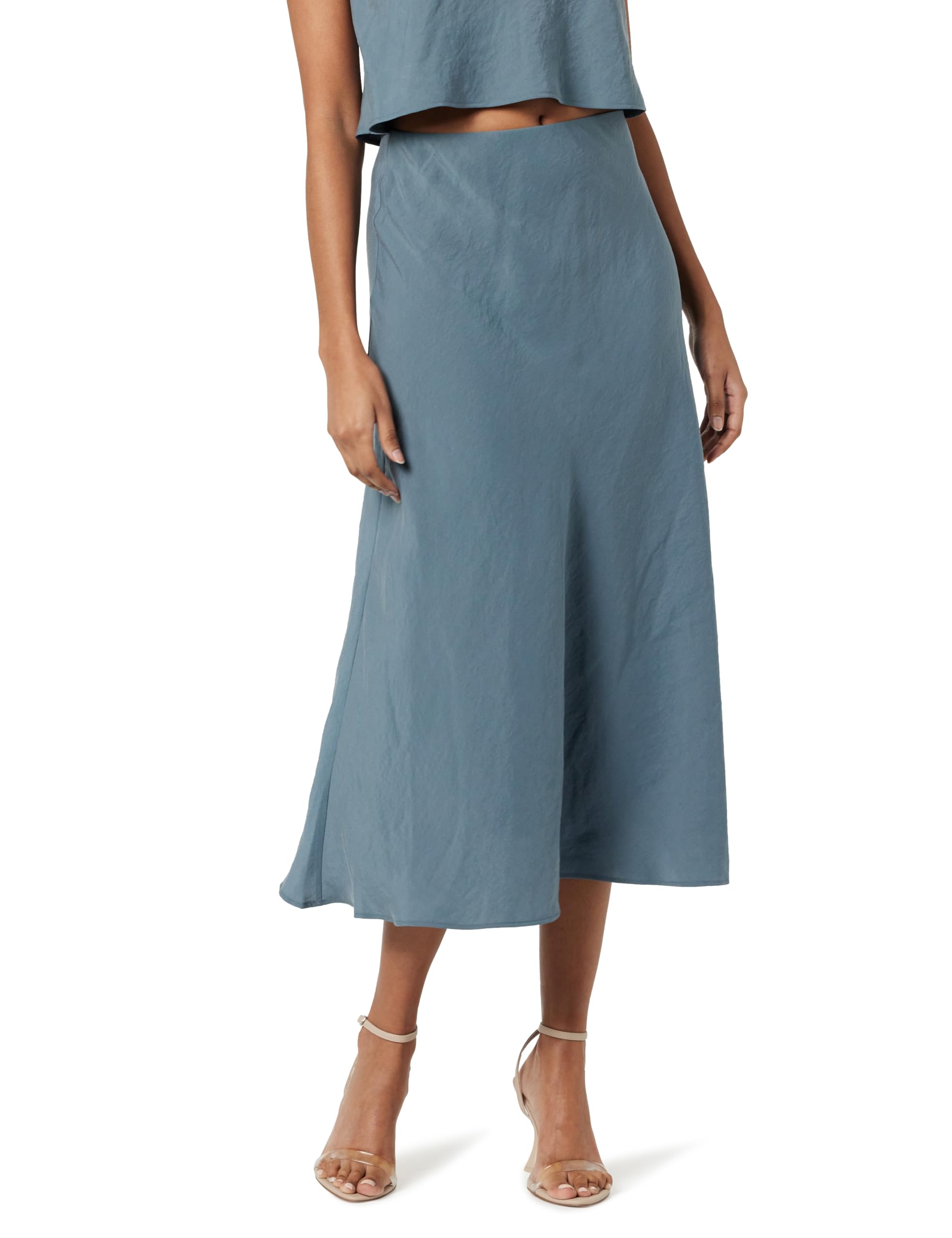 The Drop Haniyyah A-Line Midi Skirt Gonna Donna