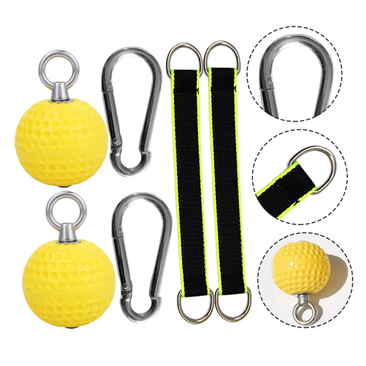 Fitness Sling Mit Griffbällen - Für Klimmzüge & Krafttraining