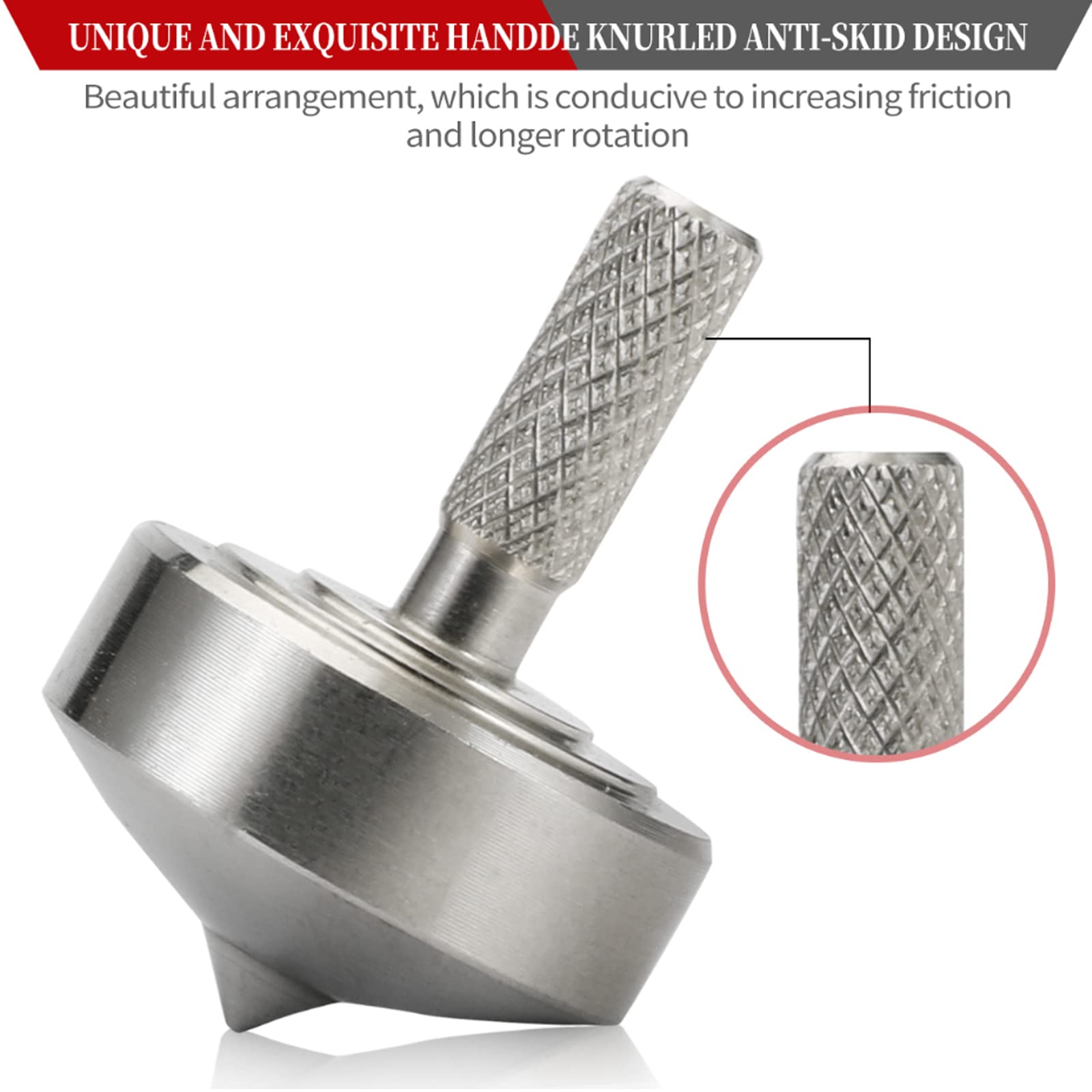LOQATIDIS Mini toupie en métal, Kill Time soulage le stress Jouets TDAH, équilibre parfait, usinage CNC de précision à partir d'un bloc solide d'acier inoxydable 304 (Argentéé Style 1 LOQATIDIS Mini toupie en métal, Kill Time soulage le stress Jouets TDAH, équilibre parfait, usinage CNC de précision à partir d'un bloc solide d'acier inoxydable 304 (Argentéé Style 1