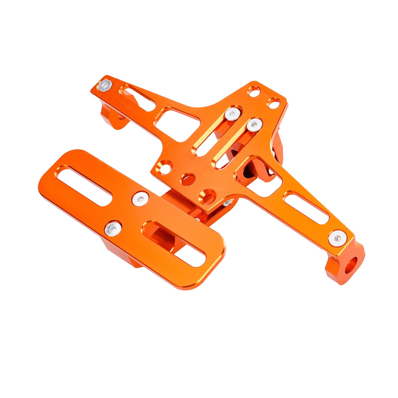 MYRFCSA Motorcycle License Plate Bracket, for Piaggio NRG 50 2023 Adjustable Holder Motorcycle Centre Mount License Plate Bracket,D