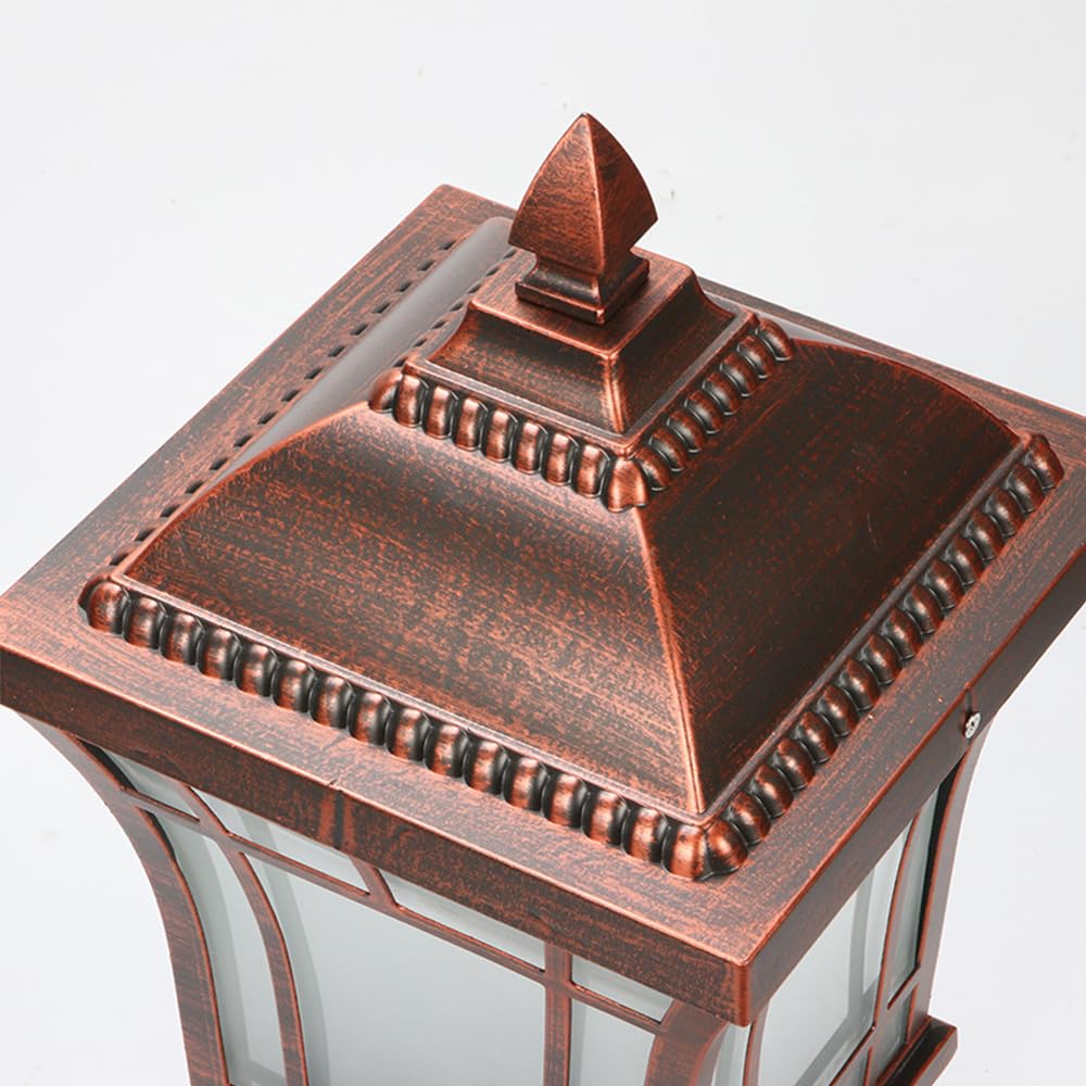 Farola de Exterior,Lámpara de Sobremuro para Exteriores,Luces Jardín Impermeable para Paisaje Caminos Deco (D)