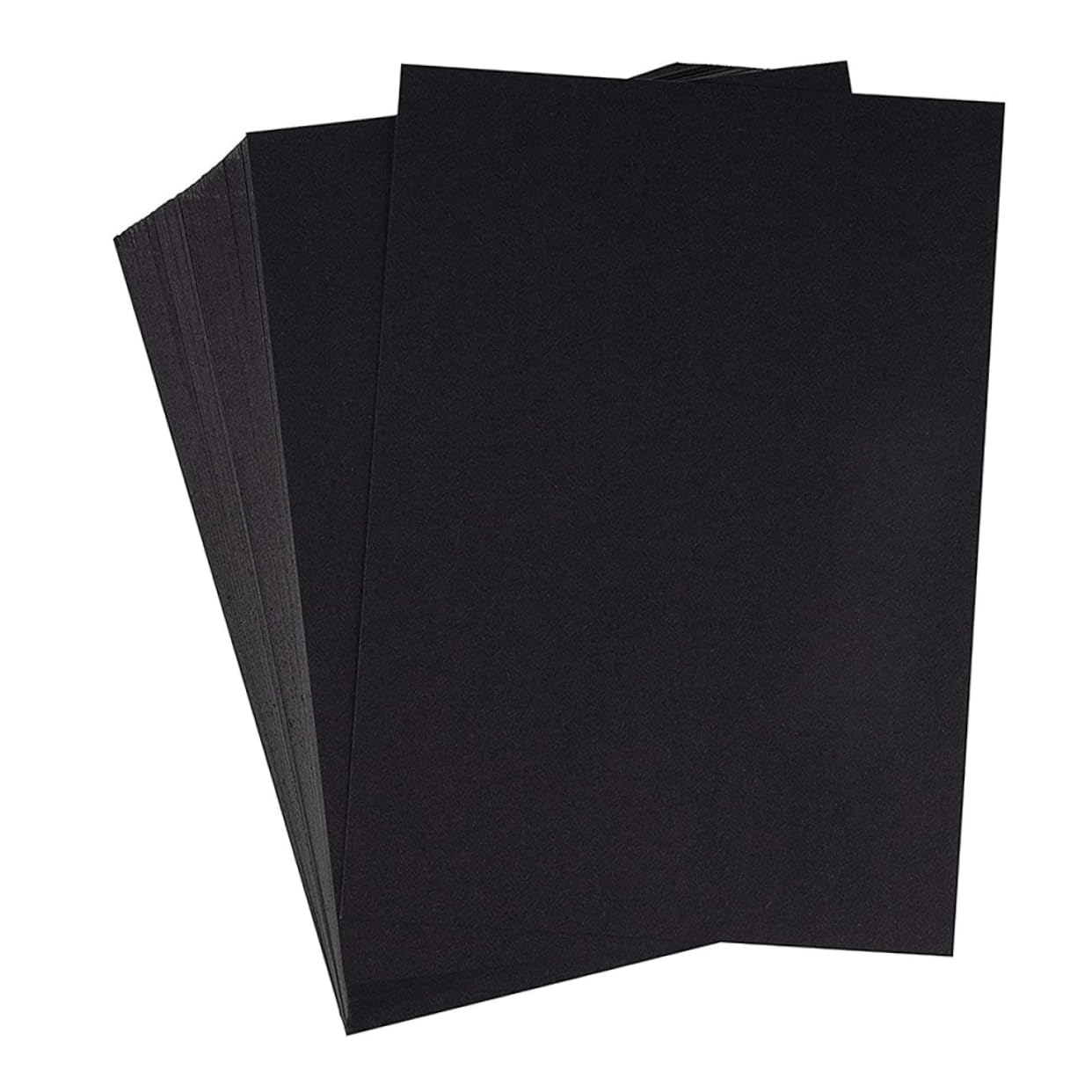 Papier à Dessin Noir Surface Lisse pour Garçon et Filles 100 Pièces