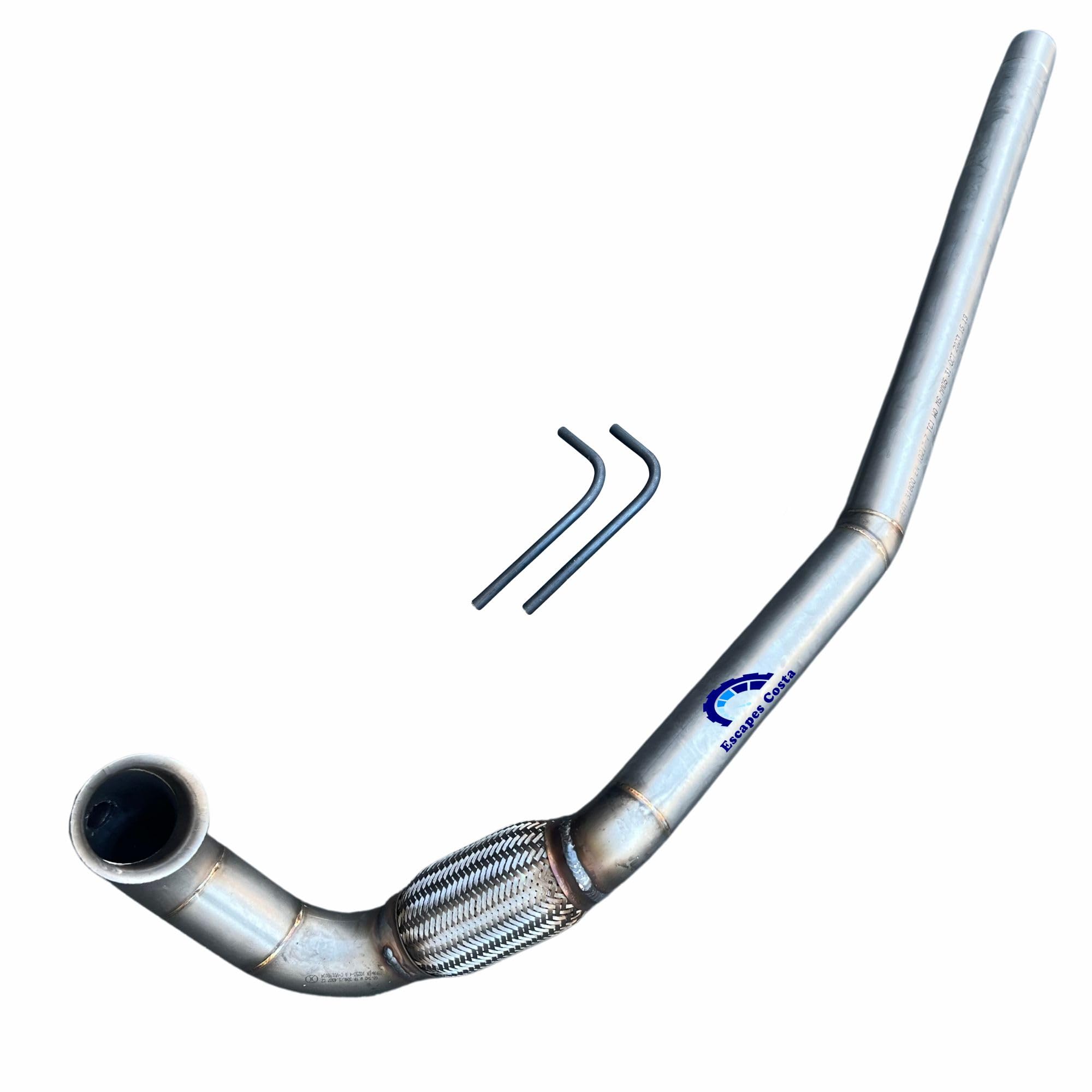 Downpipe compatibile con Golf V, VI, Audi A3, Leon 1P - Downpipe 1.9 tdi, 2.0tdi BMN - Downpipe 304 - Downpipe 3" (76mm)
