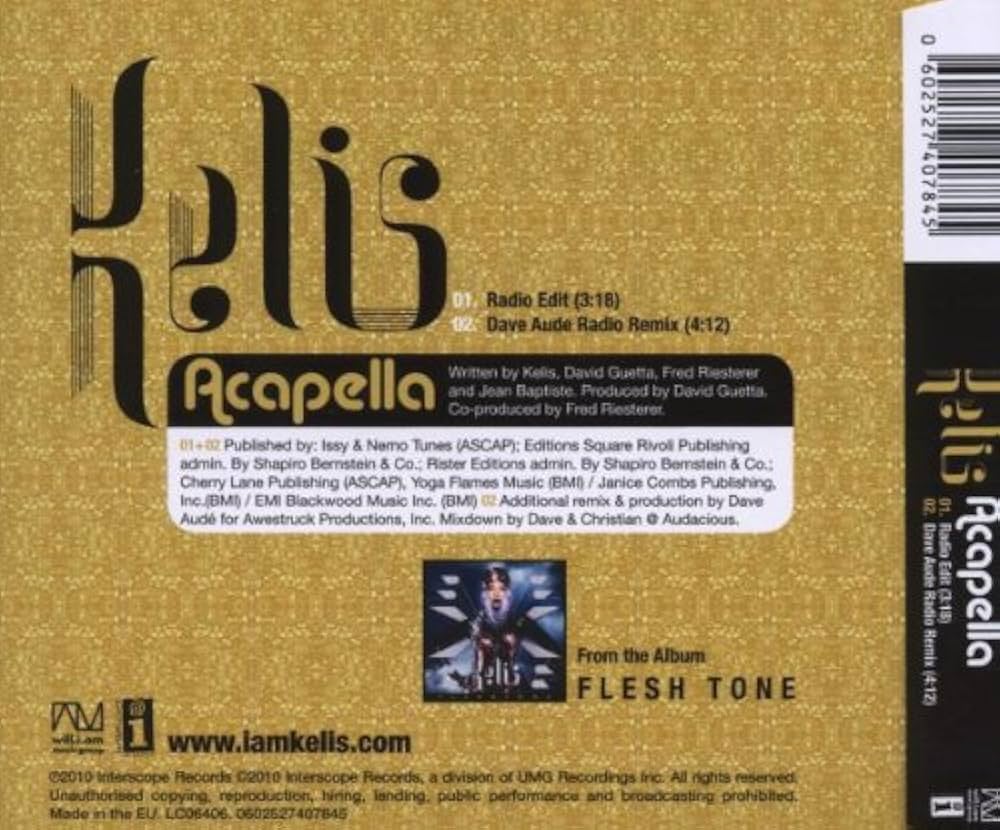 【中古】 Acapella ケリス Amazon.co.jp: Acapella [Single-CD]: ミュージック