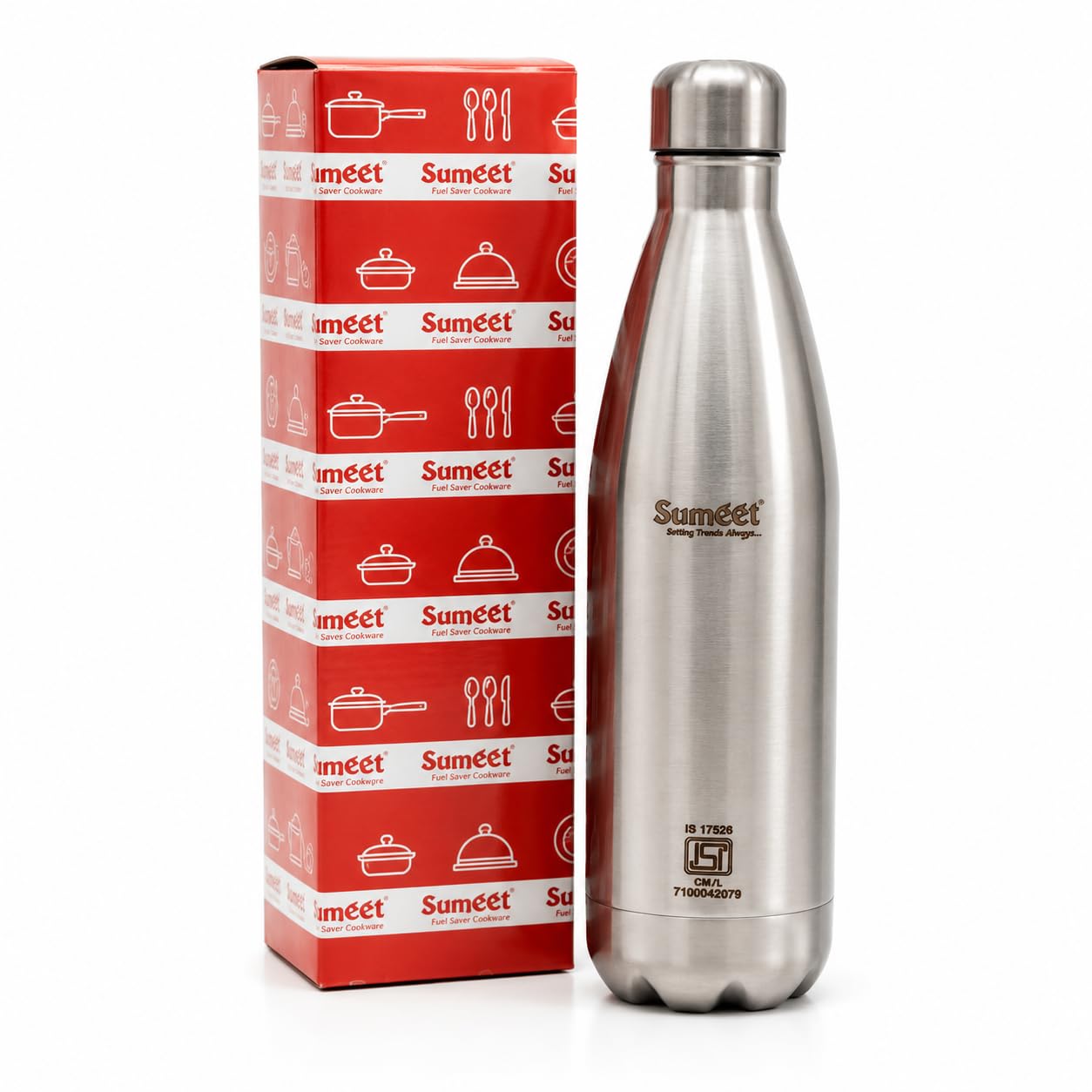 Sumeet Thermo1000 Stainless Steel Vacuum Flask 1000ml, Silver — Amazon image 9