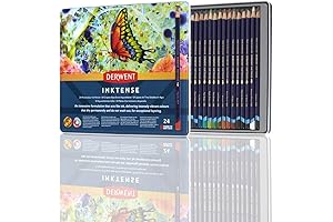 Derwent Inktense Pencils Tin (Set of 24)