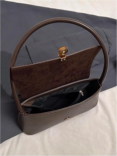 Miniatura 4 de SweatyRocks Women's Vintage Shoulder Bags Y2K Leather Underarm Purse Top Handle Clutches