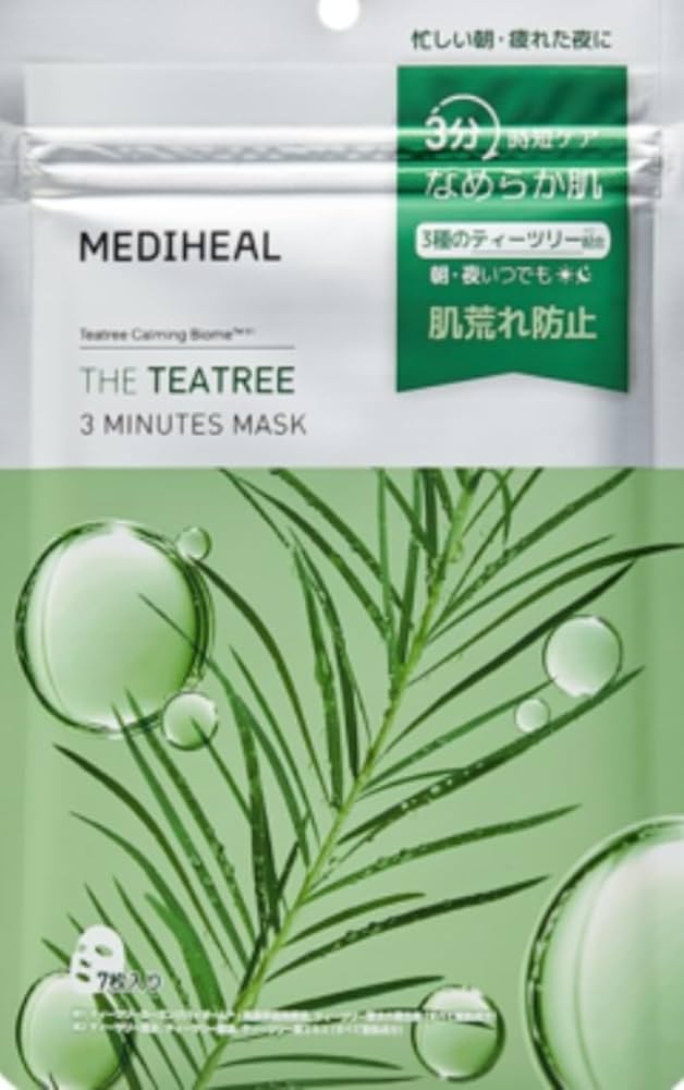 プランエス MEDIHEAL TEATREE シートマスク Amazon.co.jp: MEDIHEAL(メディヒール) 【正規品】3ミニッツシート