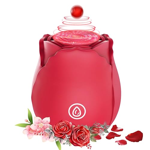 Rose Adult Tool for Women, 2025 Vibrateirs for Woman Today Adult 10 Speed Rose Viboators Toys Waterproo Automatic Electric Adult Toys Machine, Use to Bedroom Bathroom, Red 320C013Z02