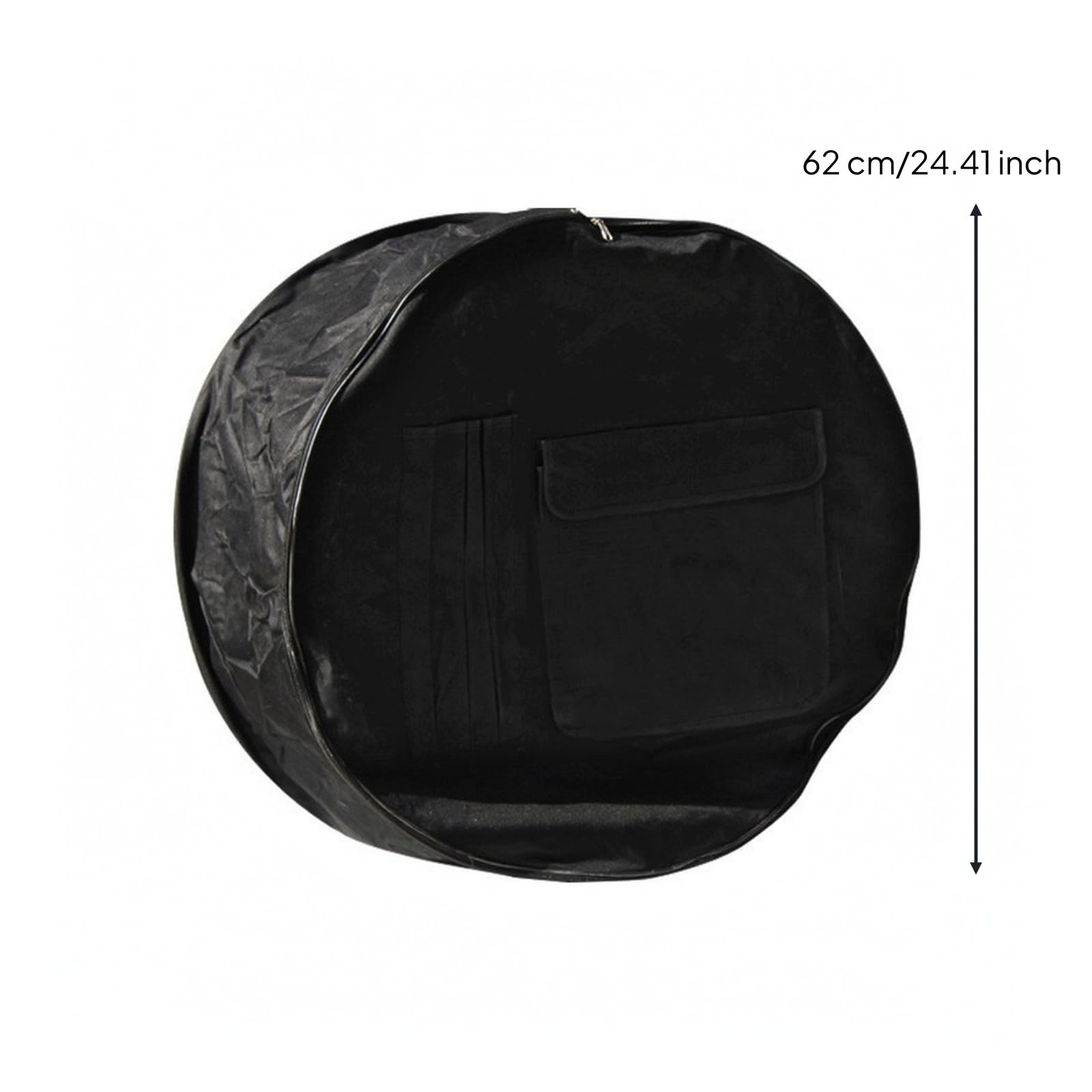 Maletín para Baría con Correas | Portátil, Bolsa Tambor con Correas, Flexible, para Conciertos, 62x40cm