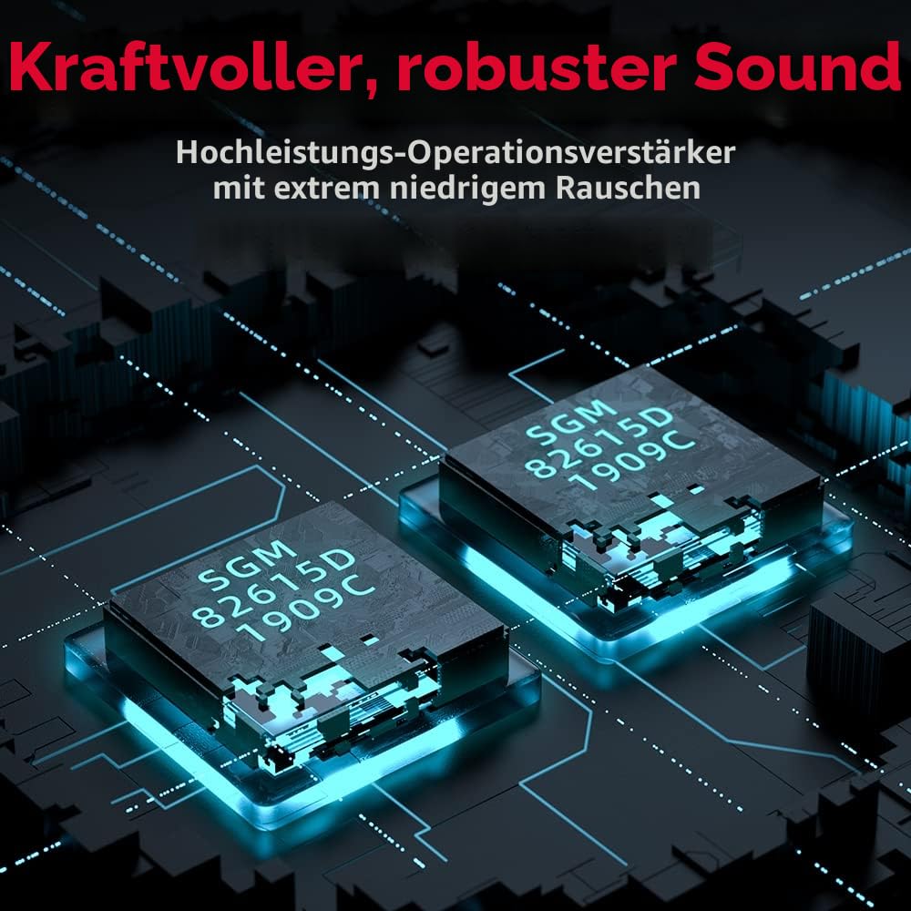FiiO KA5 tragbarer DAC und Kopfhörerverstärker mit OLED-Display und 3,5mm sowie 4,4 mm symmetrischem Kopfhörerausgang