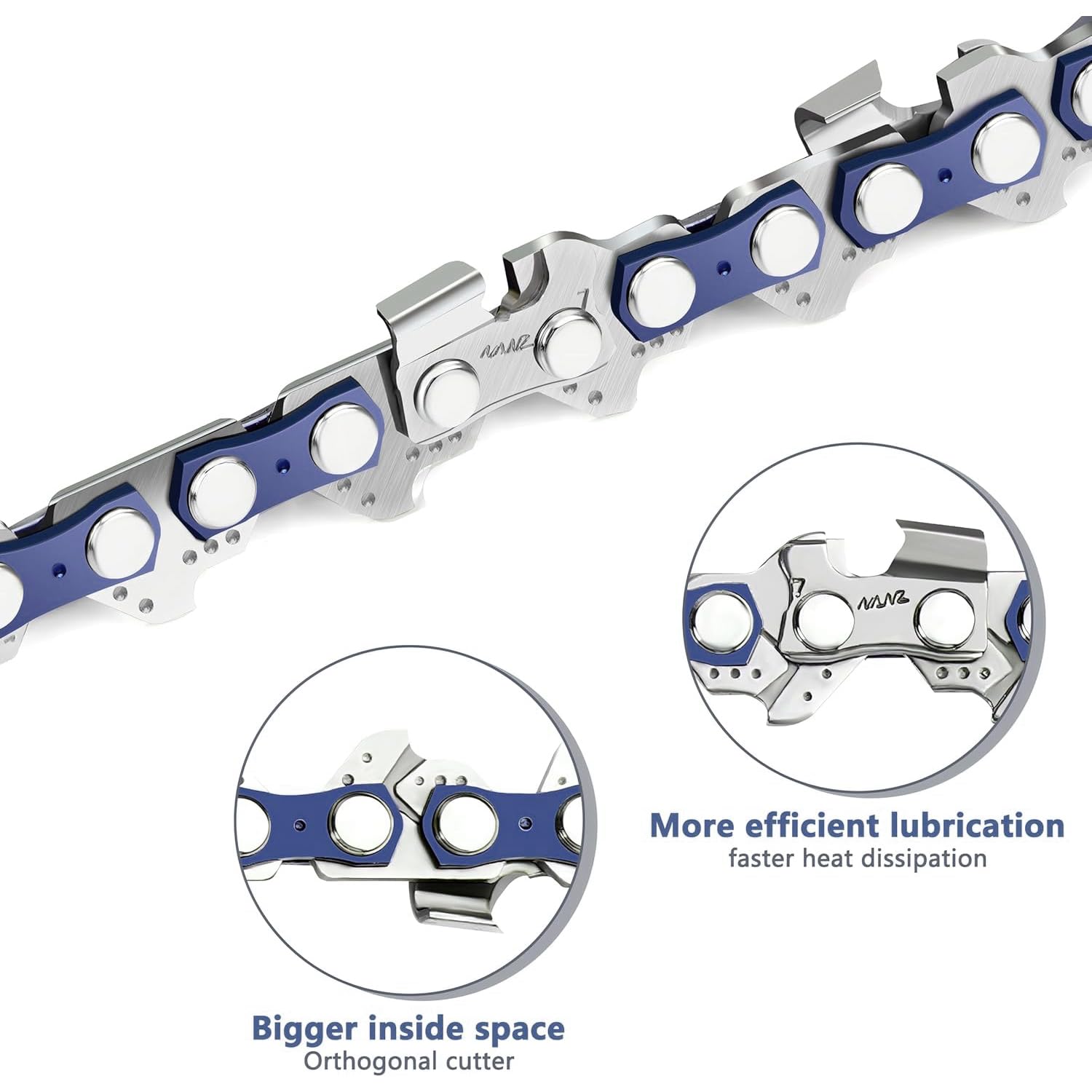 4 Catene Per Motosega Portatile 4 Pollici - Spessore 1.1mm, Taglio 10cm, Per Mini Sega Elettrica - Foto 3