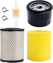 YTH18542 Air Filter Oil Filter Tune Up Kit for Husqvarna YTH22V46 Z254 YTH24V48 Z246 YTA18542 YTH2348 YTA22V46 YTA24V48 YTH24V54 Mower w/ 17.5hp 19.5hp 20hp 21hp B&S Engine