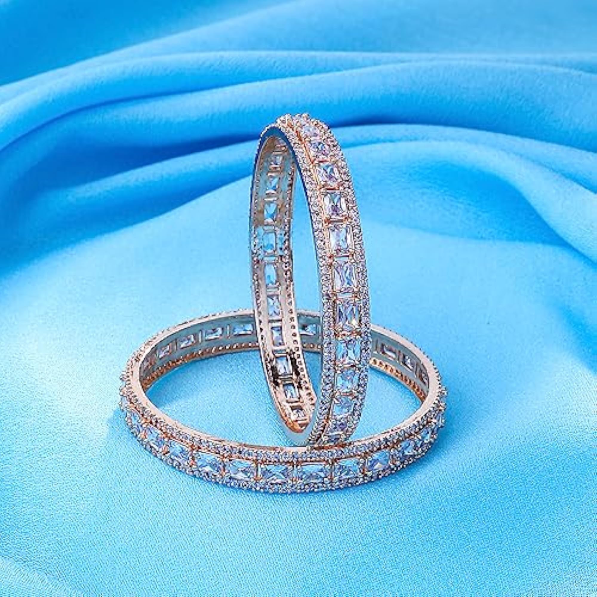 AD Stone Bangles for Women - Ideal Birthday or Anniversary Gift