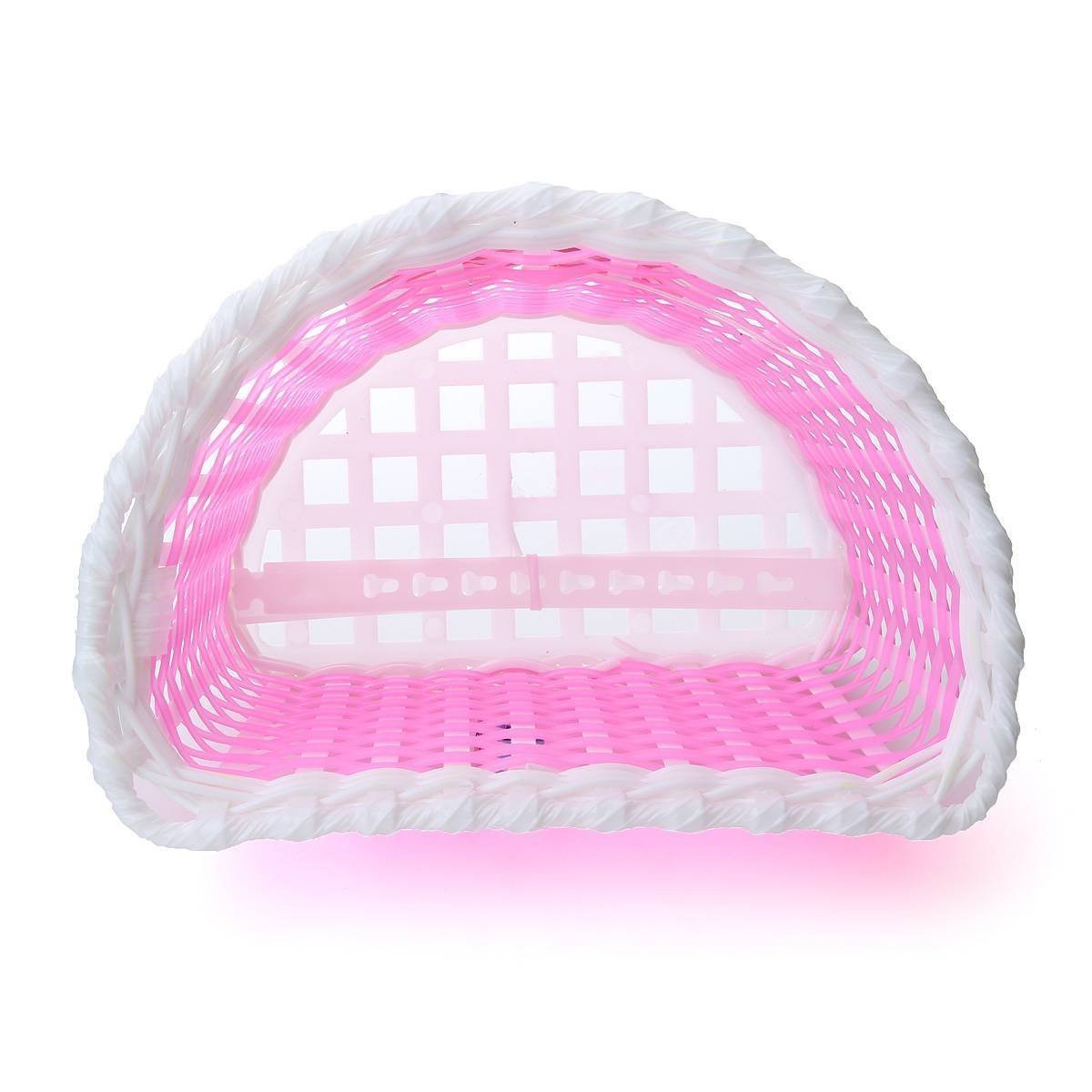 TOPCABIN Bike Basket for Girls and Boys Kid's Bicycle Basket Bike Front Basket Bicycle Cycling Children Kids Girls (Pink)