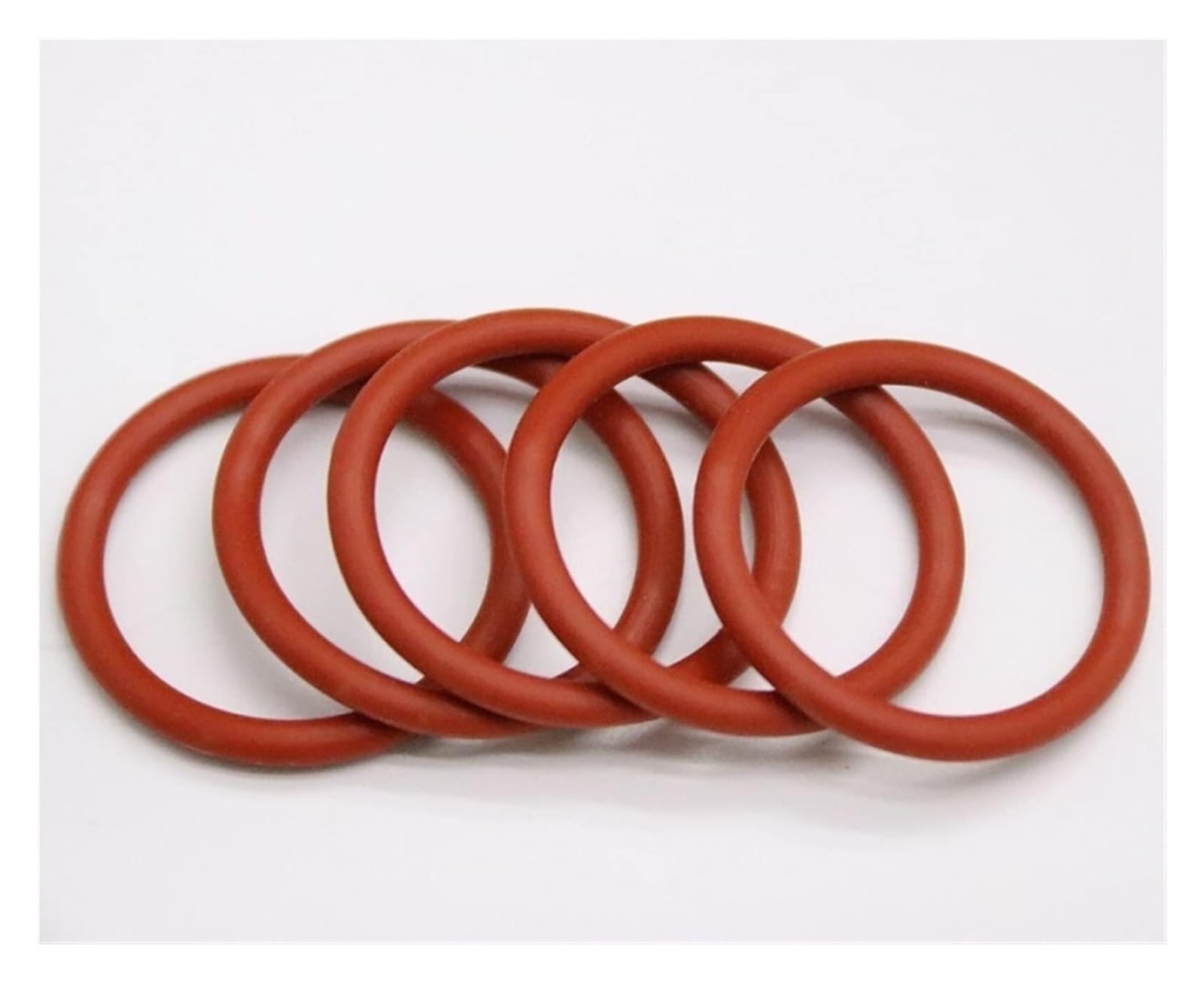 Kit de juntas tóricas de goma, surtido de 10 piezas, junta tórica, espesor CS 3 mm OD 10~70 mm, arandela impermeable con aislamiento de caucho de silicona, forma redonda, juntas tóricas de goma roja