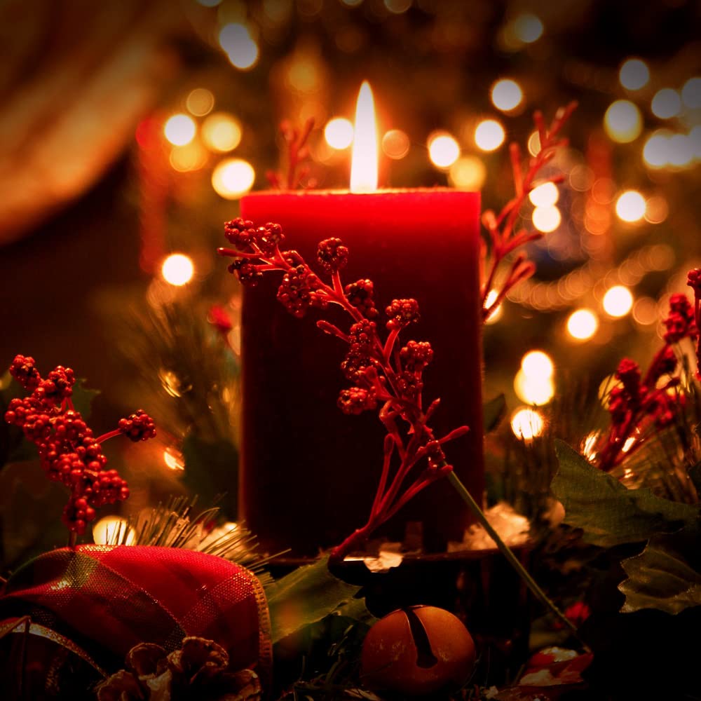 Qult Farluce Trend - Teelichthalter in Kerzenform • Merlot Red • Christmas Collection • Adventskerzen • Weihnachtskerzen • Kerze • Kunststoffkerze in Kerzenoptik (4er Set Ø 8 x h 9 cm)