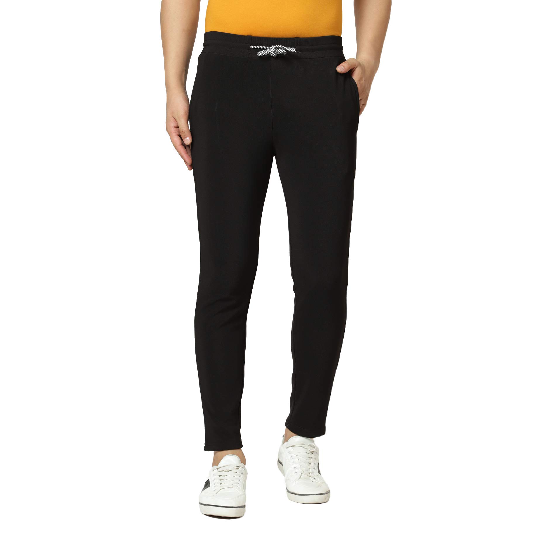 tqh Polyester Regular Fit 4 Way Lycra Mens Track Pants-picture-28