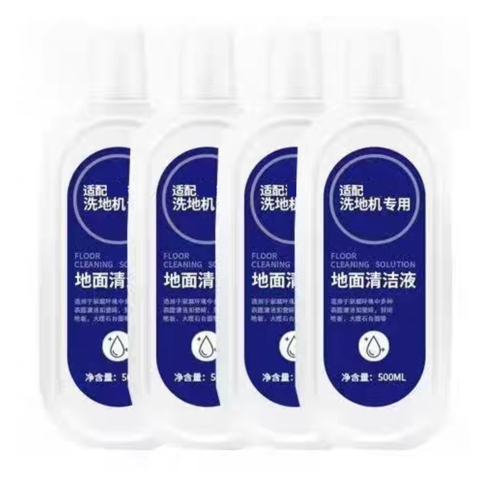Soluciones de limpieza de pisos。 Compatible para Haier A300. 500 ml (16,90 onzas líquidas), líquido de limpieza de pisos de robot aspirador(4pcs/500ML)