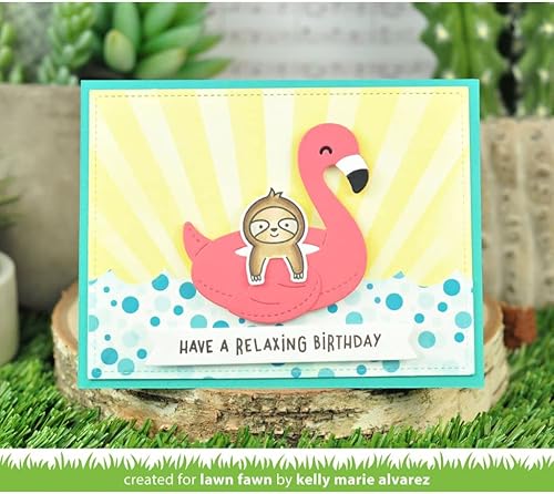 Miniatura 3 de LAWN FAWN Flamenco Floatie Cortes de césped Personalizado Artesanía Troquel