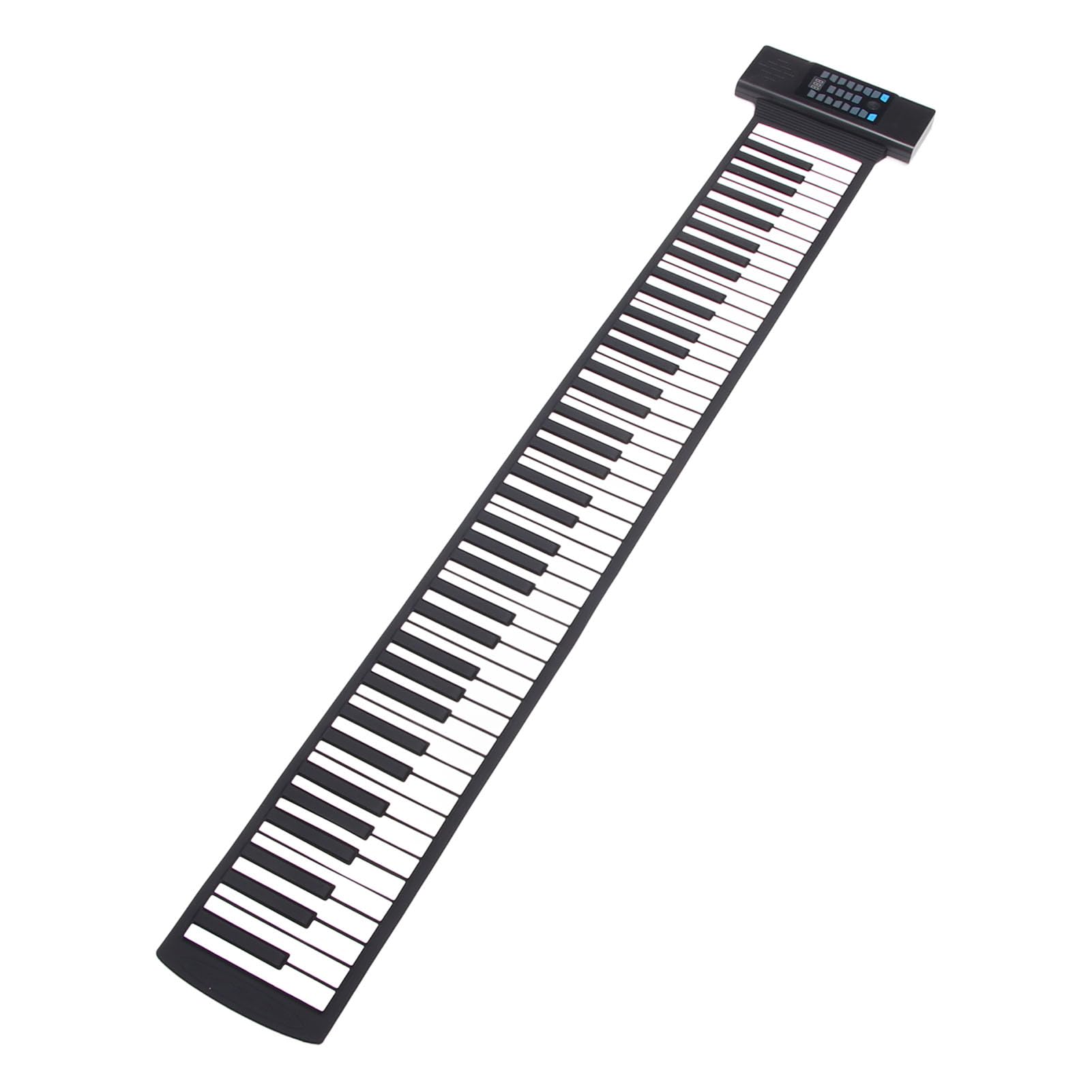 88 Klawiszy Roll Up Piano Ręcznie Zwijana Elastyczna Klawiatura Pianina Elastyczna Elektroniczna Klawiatura Muzyczna Piano 100-240 V (wtyczka UE)