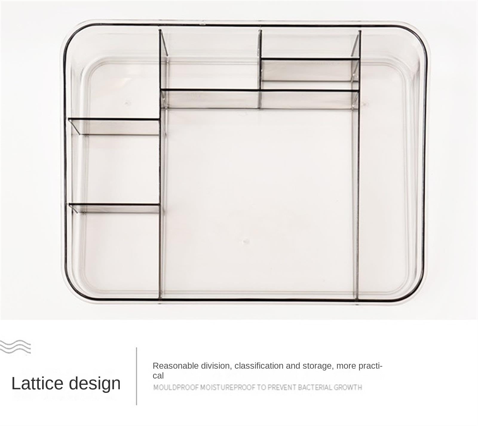 Caja Maquillaje Organizador Caja De Acabado De Plástico para Almacenamiento De Cosméticos De Oficina De Plástico Transparente Simple Productos Belleza(Pink)