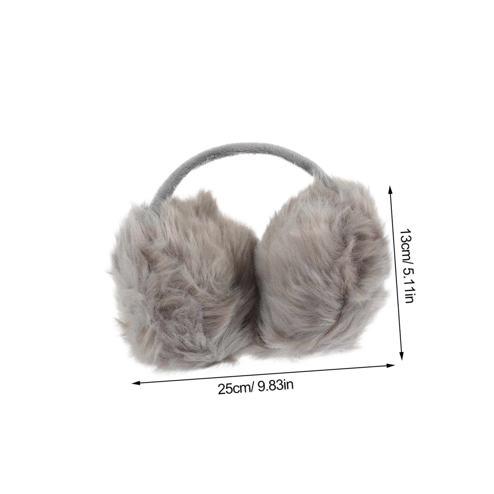 NOLITOY Earmuff for Women Men Reusable Warm Earmuffs Soft Plush Ear Covers for Heat Protection for Winter Sports