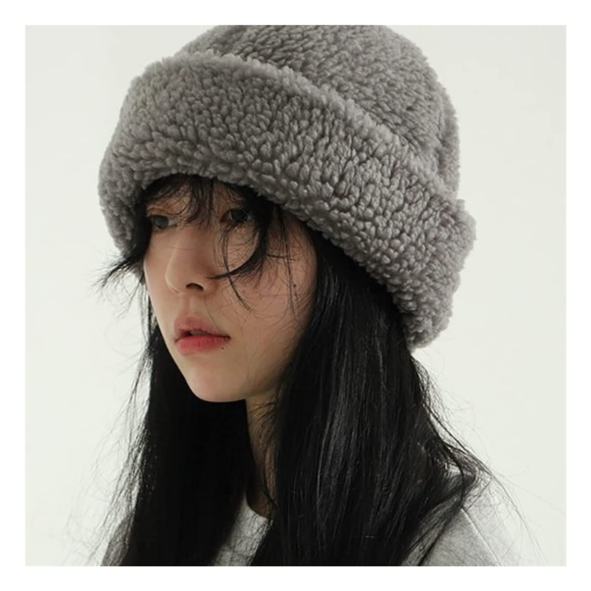Chapeau d'hiver Bonnet pour Femme Hiver Chaud Tricot Chapeaux Doux Extensible Bonnet De Crâne Tricoté pour Temps Froid Chaud Chapeau