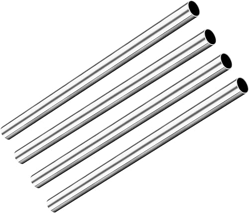 Aopin 4 tubos de tubo capilar de acero inoxidable 304 de 0.157 in de diámetro exterior de 0.039 in de grosor de pared de 9.843 in de longitud, tubo disponible en Yaxa Mexico