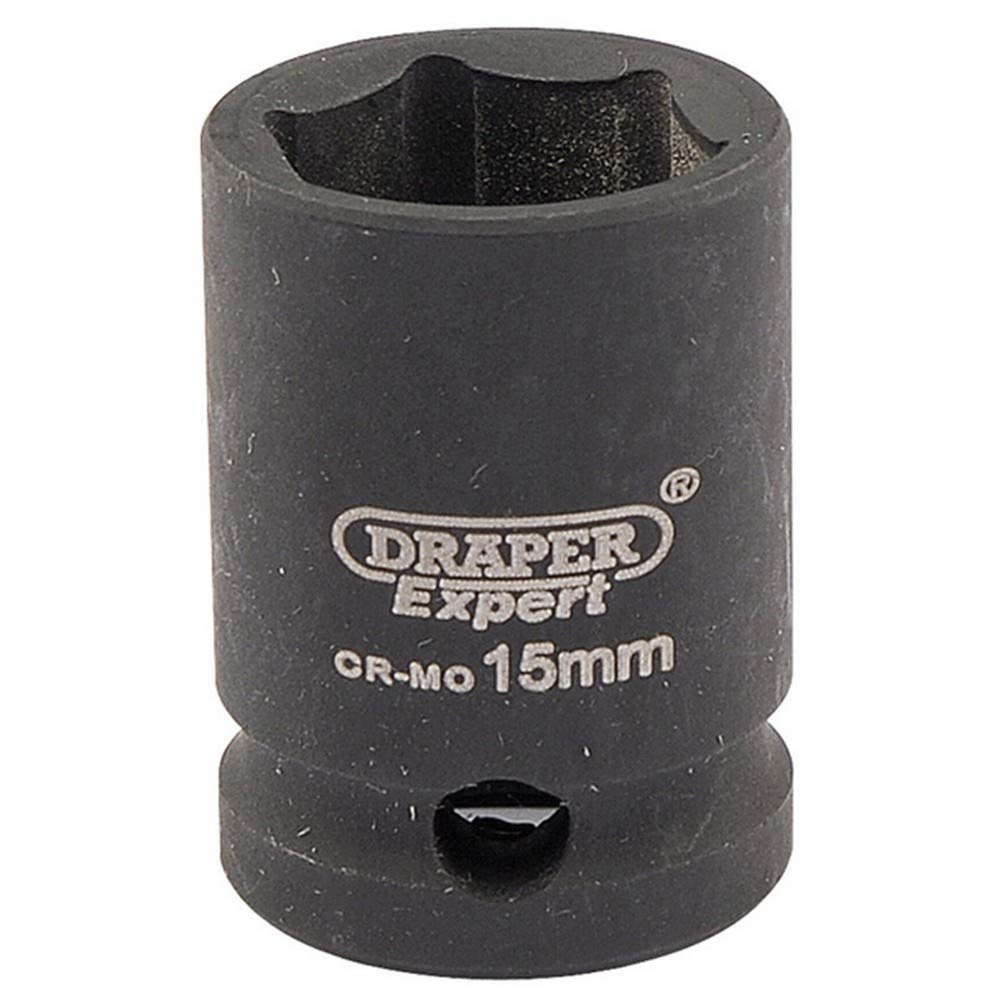 Draper Expert Expert Hi-Torq 6 Point Impact Socket, 3/8" Sq. Dr., 15Mm