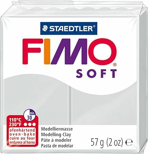 Miniatura 5 de FIMO Soft & Effect - Arcilla polimérica para modelar horno, 2.01 oz, juego de 8 unidades, colección de tarta de queso de fresa