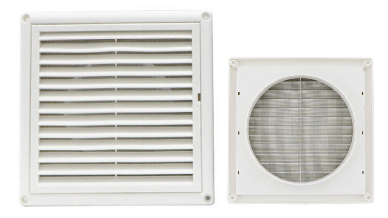 Buy Fengda 6"/150mm Dia Plastic Diffuser with Louver and Net, Air Vent