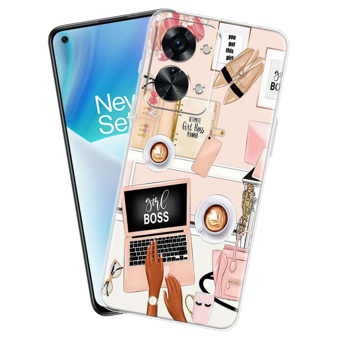 Fashionury OnePlus Nord 2T 5G Case Designer Flexible Soft Back Case Cover for OnePlus Nord 2T 5G-FND0266 (Silicone, Multi-Coloured) (B0B6CXGRWP) Amazon Price History, Amazon Price Tracker