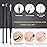 Pimple Popper Tool Kit - Boxoyx 10 Pcs Blackhead Remover Comedone Extractor Kit with Box for Quick and Easy Removal of Pimples, Blackheads, Zit Removing, Forehead,Facial and Nose (Black)