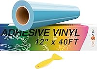 Vista 13 de Rollos de vinilo permanentes adhesivo para Cricut, rollo de vinilo blanco de 12.0 in x 35 ft para Cricut. Siluetas, letreros, álbumes de recortes