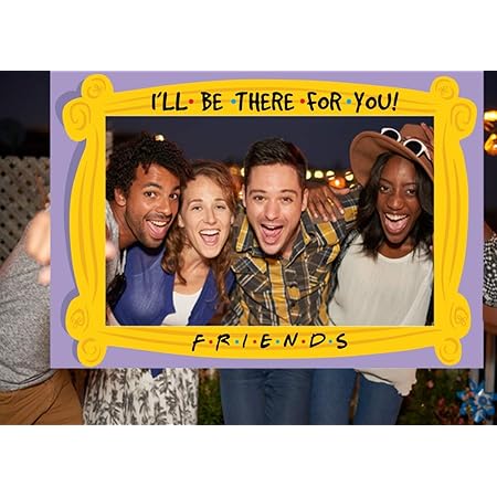 Amazon Com Friends Party Decorations Friends Themed Photo Booth Props For Graduation Party Birthday Party Supplies Bachelorette Party Decorations 2021 Graduation Selfie Photo Booth Props Frame Health Personal Care