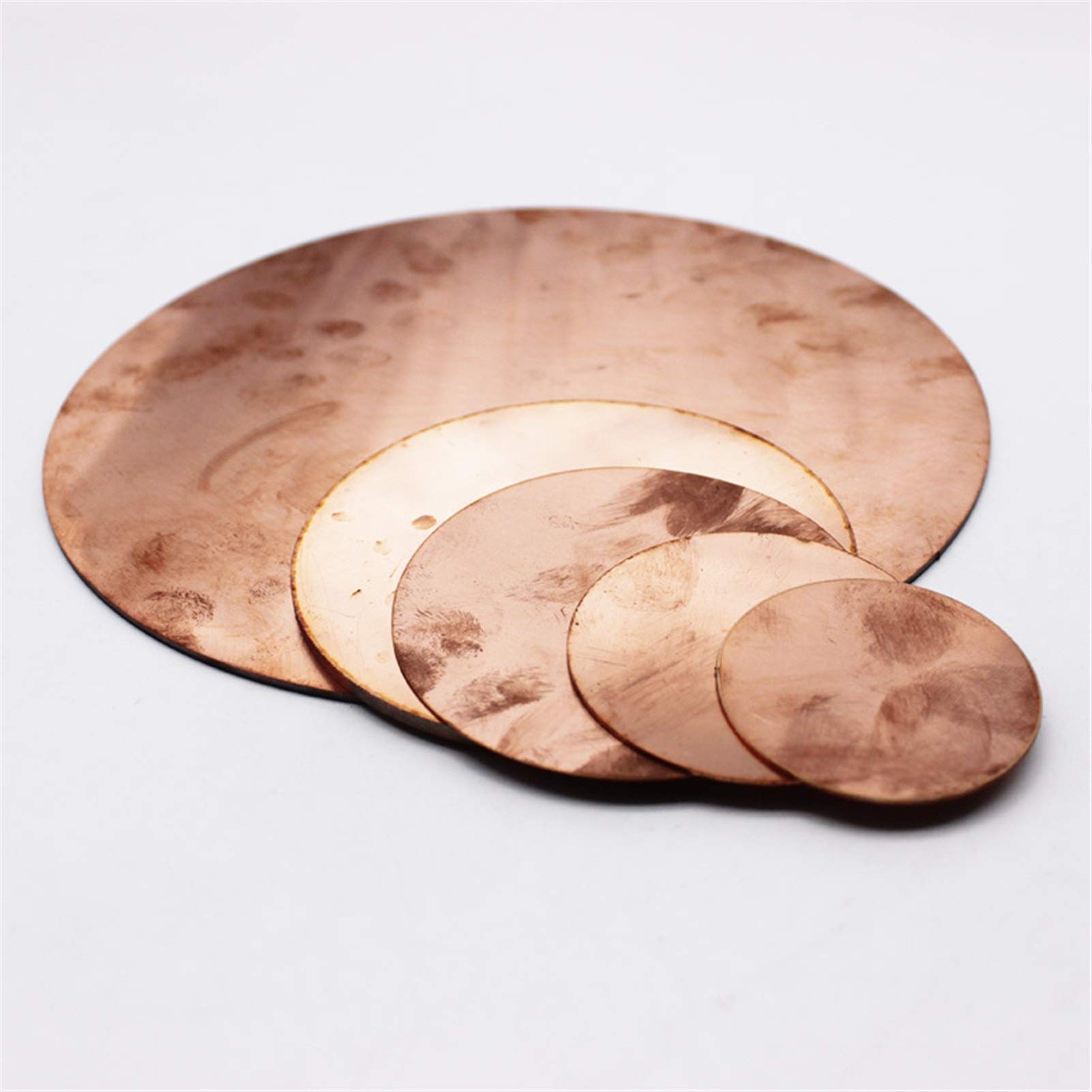 Lnanqing-Cinta Cobre soldar Pure 99.5% Redondo Redondo Placa DE Cobre ELECTRODO Hoja DE PLATABLE, Alto Aislamiento y Seguridad (Specification : 150x2mm 1pc)