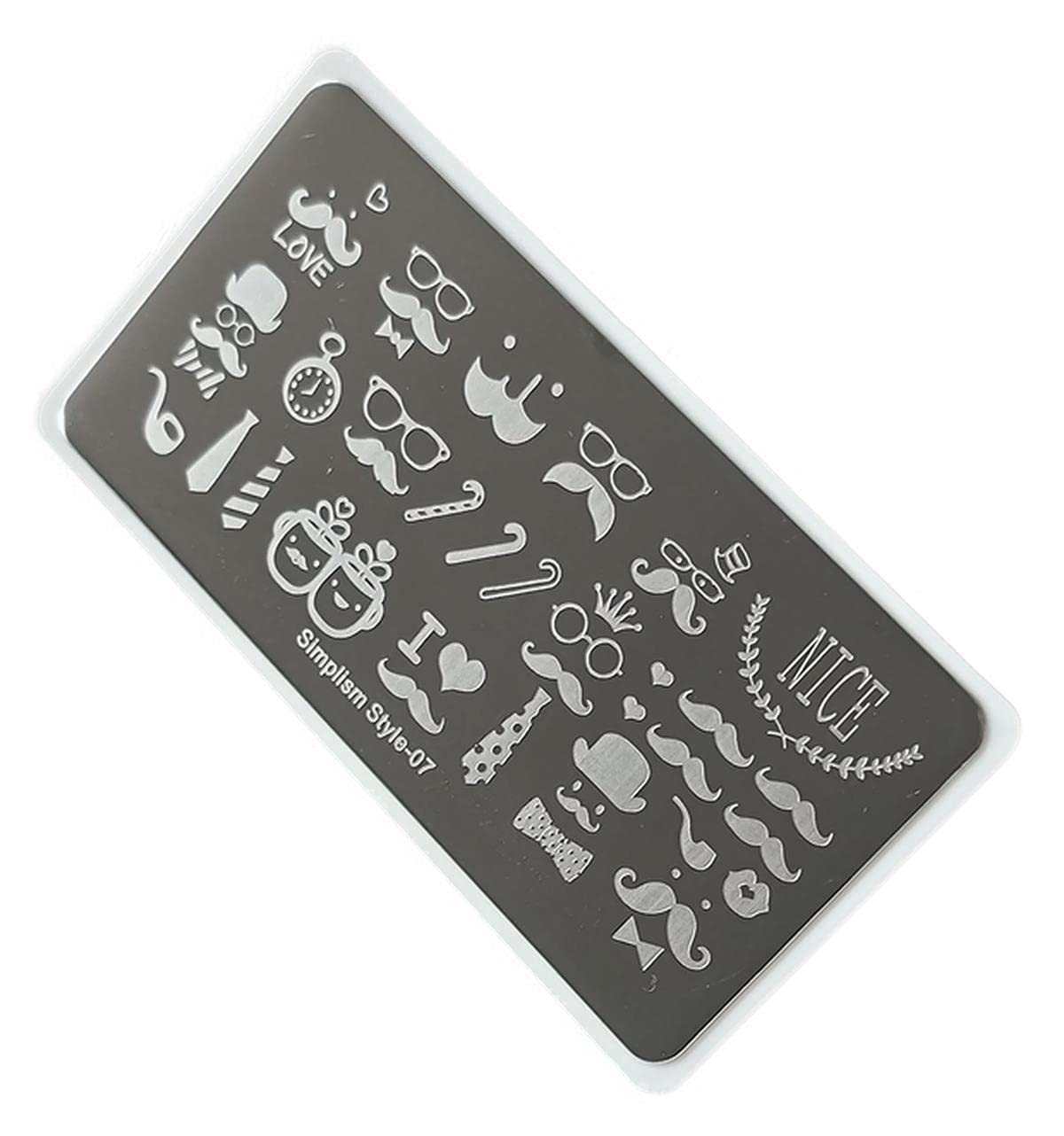 Nail Art Stamping Baskı Plakası S07